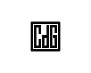 CDG logo design vector template. CDG
