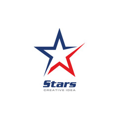 Creative Star Concept Logo Design Template