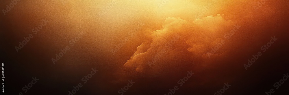 Aufkleber textured brown gradient abstract background with warm ambient lighting