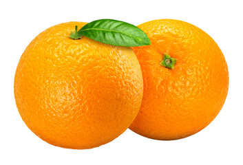 orange isolated on white clipping path