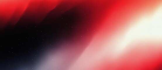 Obraz premium Abstract Gradient Poster Design Red Black White Noise Texture Retro Grunge Background