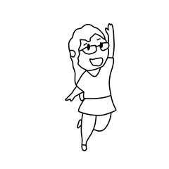 Kid doodle element