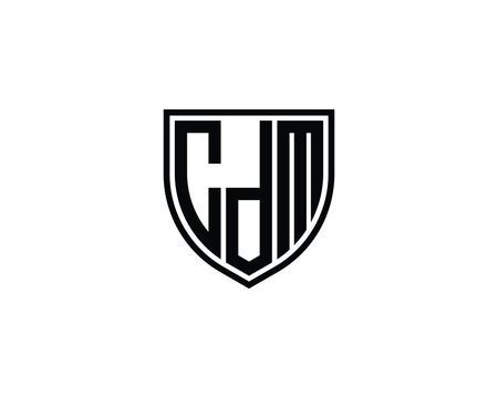 CDM logo design vector template. CDM