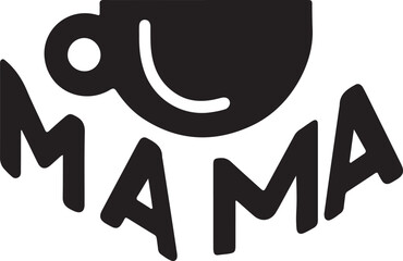 mama Vector silhouette, mama Silhouette, mama icon set, mama logo,mama Vector illustration, Vector Graphic, EPS 10 , clip art work,