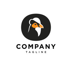  Letter O Maleo Bird Logo Icon Vector 