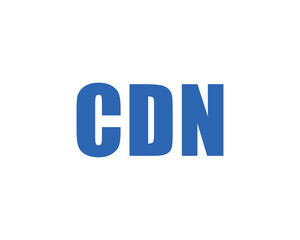 CDN logo design vector template. CDN