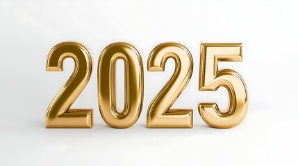 Golden 2025 Numbers for New Year’s Celebration