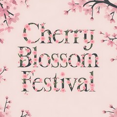 Cherry Blossom Festival Floral Design Announcement