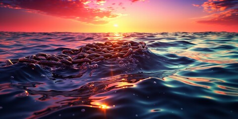 Obraz premium sunset on the sea