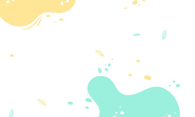 Hand drawn minimal background. Hand drawn abstract shape background