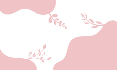 Hand drawn minimal background. Hand drawn abstract shape background