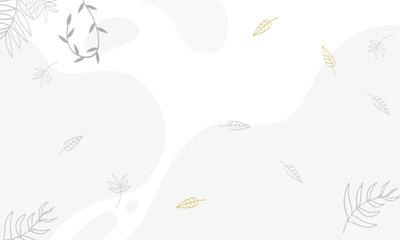 Obraz premium Hand drawn minimal background. Hand drawn abstract shape background