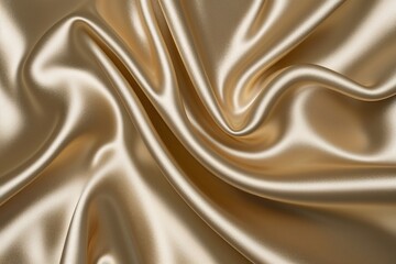 Sophisticated Abstract Champagne Satin Ripple Background Design