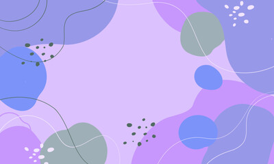 Hand drawn minimal background. Hand drawn abstract shape background