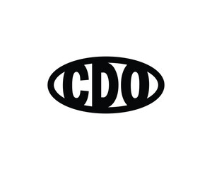 CDO logo design vector template. CDO