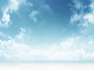 A calming gradient background with sky colors. featuring soft blues and whites. evoking peace and...