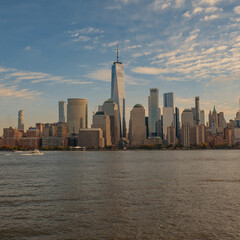 Obraz premium World Trade Center. Landmarks of New York. NY downtown. New York midtown. WTC.