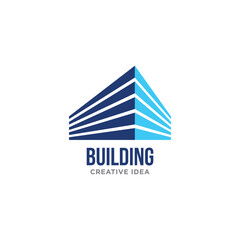 Creative Building Concept Logo Design Template