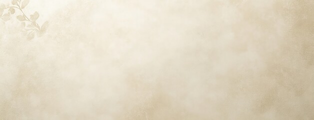 Textured Beige Paper Background with Subtle Floral Patterns