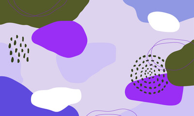 Hand drawn minimal background. Hand drawn abstract shape background