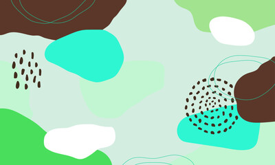 Hand drawn minimal background. Hand drawn abstract shape background
