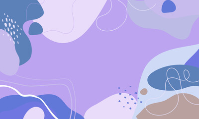 Hand drawn minimal background. Hand drawn abstract shape background