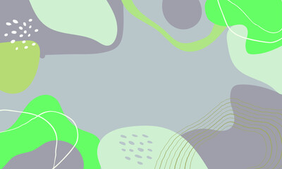 Hand drawn minimal background. Hand drawn abstract shape background