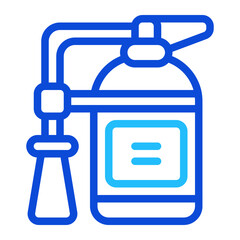 Fire Extinguisher duoline icon