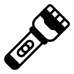 Flashlight glyph icon