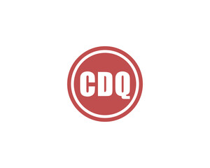 CDQ logo design vector template. CDQ