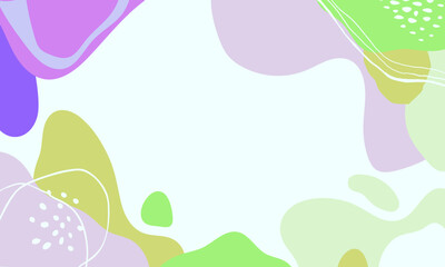 Hand drawn minimal background. Hand drawn abstract shape background