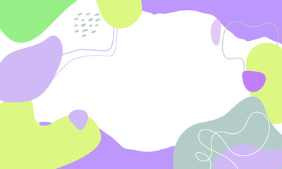 Hand drawn minimal background. Hand drawn abstract shape background