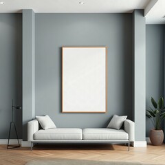 modern living room with sofa