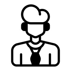 Manager glyph icon