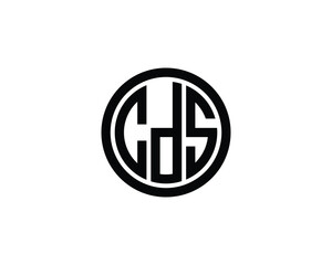CDS logo design vector template. CDS