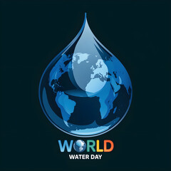 Obraz premium World Water Day Celebrating