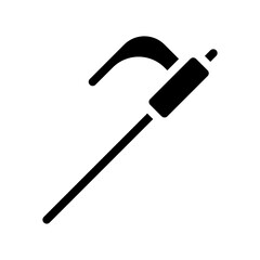 Sickle solid icon