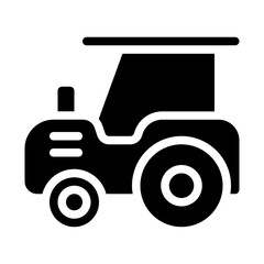 Tractor solid icon