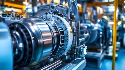 Obraz premium Leveraging data analytics and machine learning to predict equipment failures before they occur, minimizing downtime and optimizing maintenance schedules