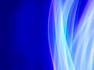 Blue and white abstract background with wave.