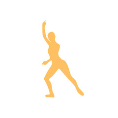 Illustration silhouettes party dance colorful