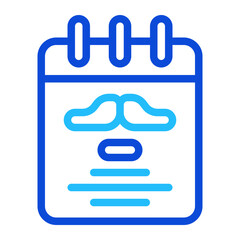 Calendar duoline icon