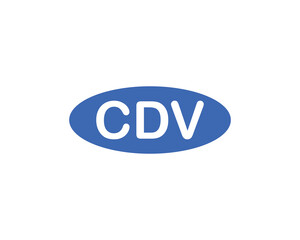 CDV Logo design vector template. CDV