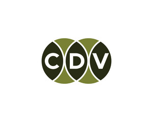 CDV Logo design vector template. CDV