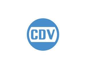CDV Logo design vector template. CDV