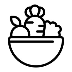 Healthy Food line icon