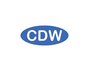 CDW logo design vector template. CDW