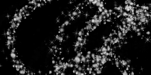 Abstract shiny background. multicolored Christmas. Energy star with explosion and a multitude of gloss particles. light glowing on dark violet and black background, illustration vector design bg. 