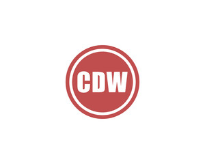 CDW logo design vector template. CDW