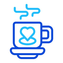 Mug duoline icon